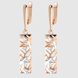 Elisa – Elegantní geometrické náušnice s lesklým povrchem