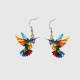 Amélie – Náhrdelník a náušnice s motivem kolibříka