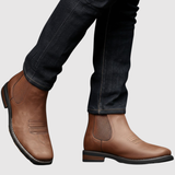 Oskar - Stylové podzimní boty s elastickými bočními panely