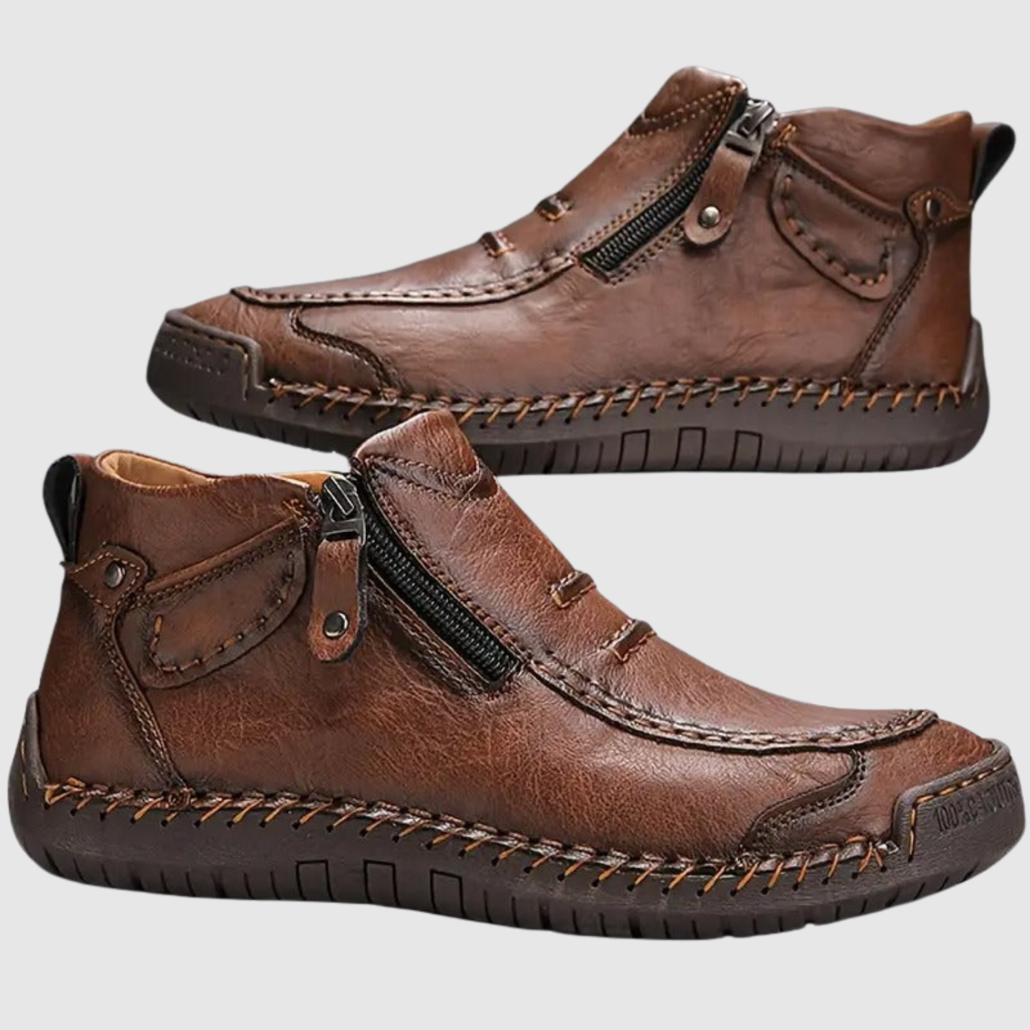 Oskar - Komfortní pánské boty se zipem