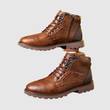 Oskar – Tradiční Kožené Boty s Gumovou Podešví