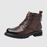 Oskar – Městské Kožené Boty s Detailním Zpracováním a Vysokou Odolností