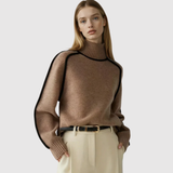 Nora – Stylový svetr s kontrastními pruhy