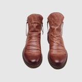 Oskar – Kožené Chelsea boty s bočním zipem