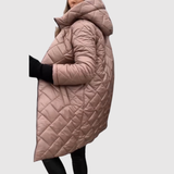 Jelena - Elegantní zimní péřový kabát