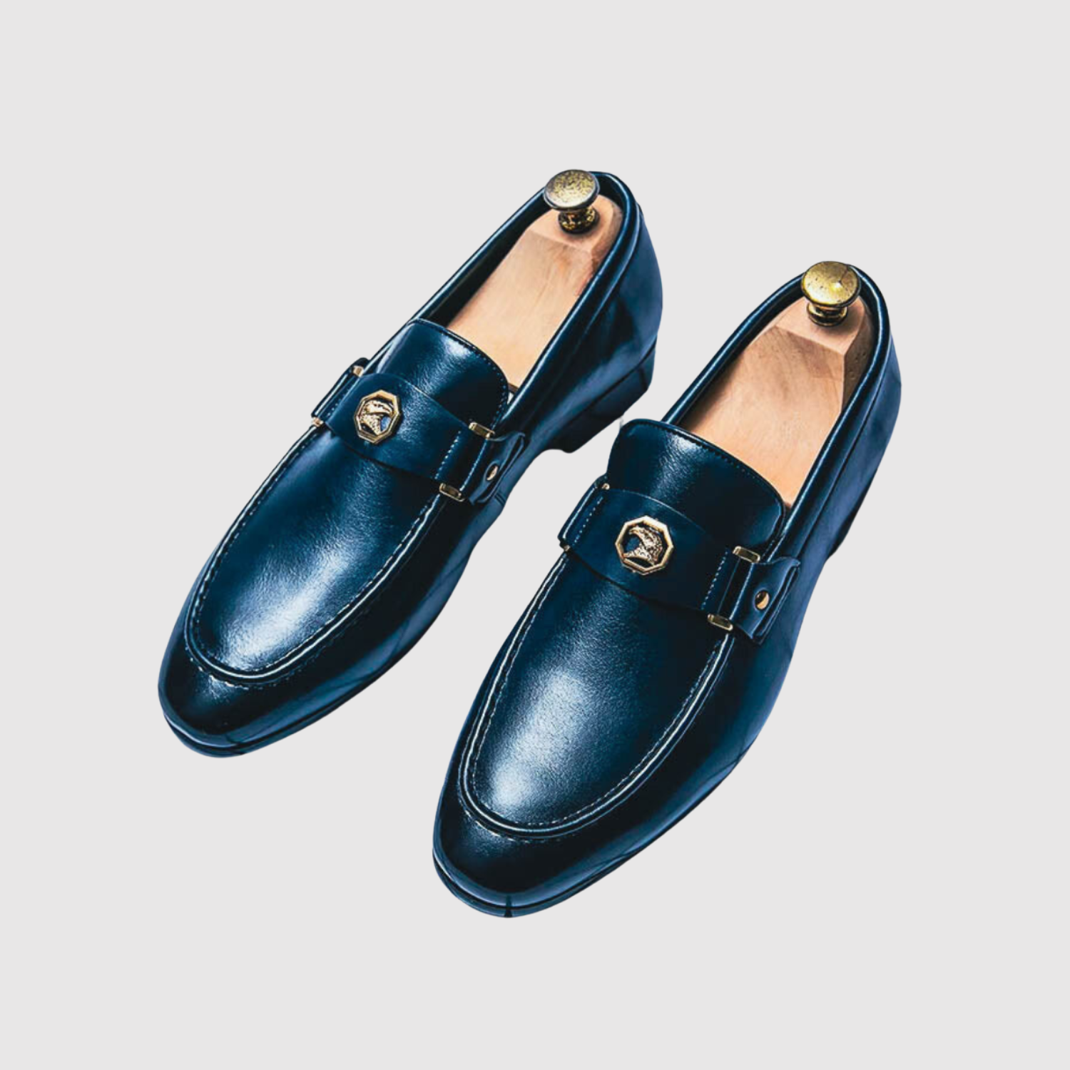 Oskar – Klasické Loafery s Kovovým Páskem