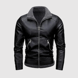 Dorian – Kožená bunda s hřejivým límcem a elegantním designem