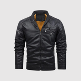 Dorian – Kožená bunda s kontrastní podšívkou a stylovým designem