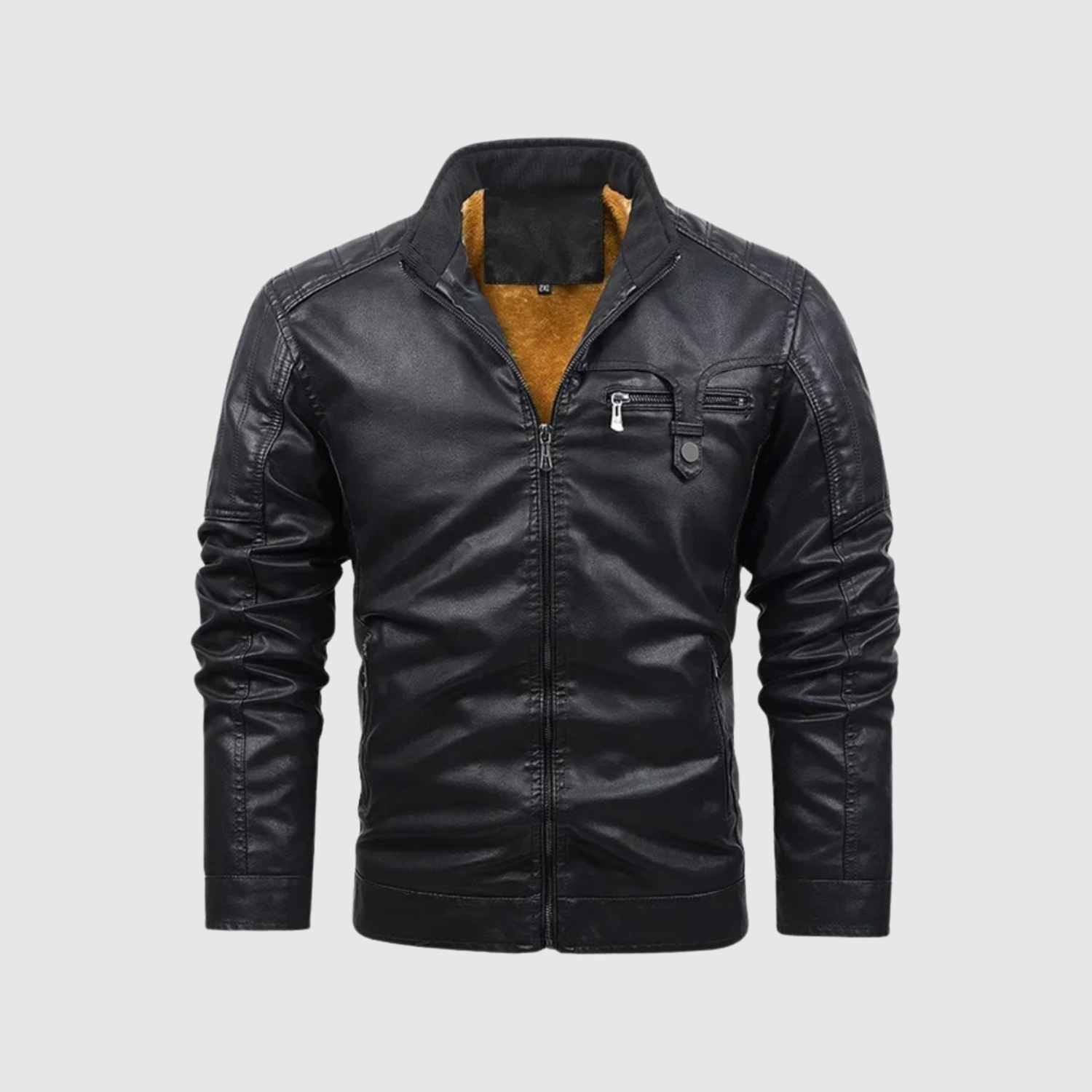 Dorian – Kožená bunda s kontrastní podšívkou a stylovým designem