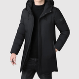 Marek – Dlouhá zimní bunda s elegantním minimalistickým stylem