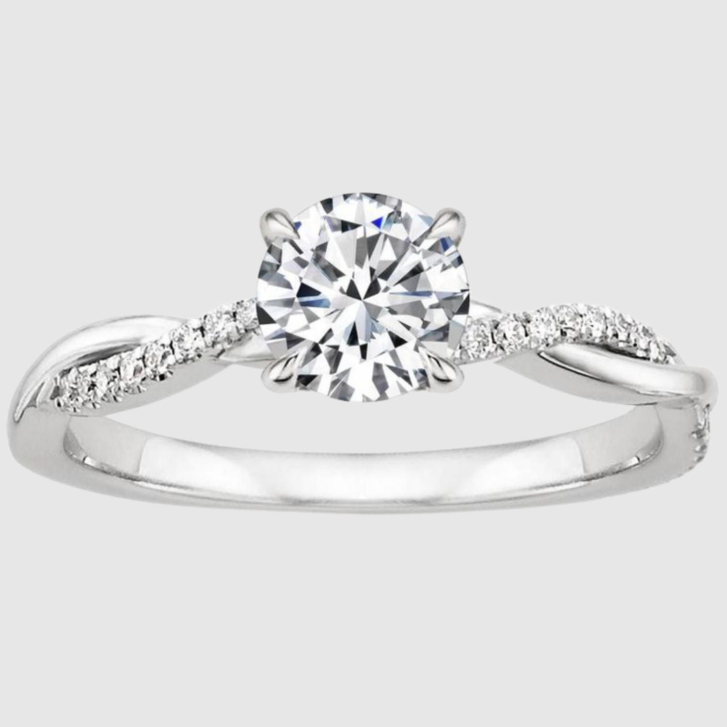 Valérie – Elegantní zásnubní prsten s krystalem" could be rewritten as "Valérie – Stylový zásnubní prsten s krystalovým zdobením.