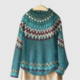 Nora – Pletený svetr s nordickými vzory
