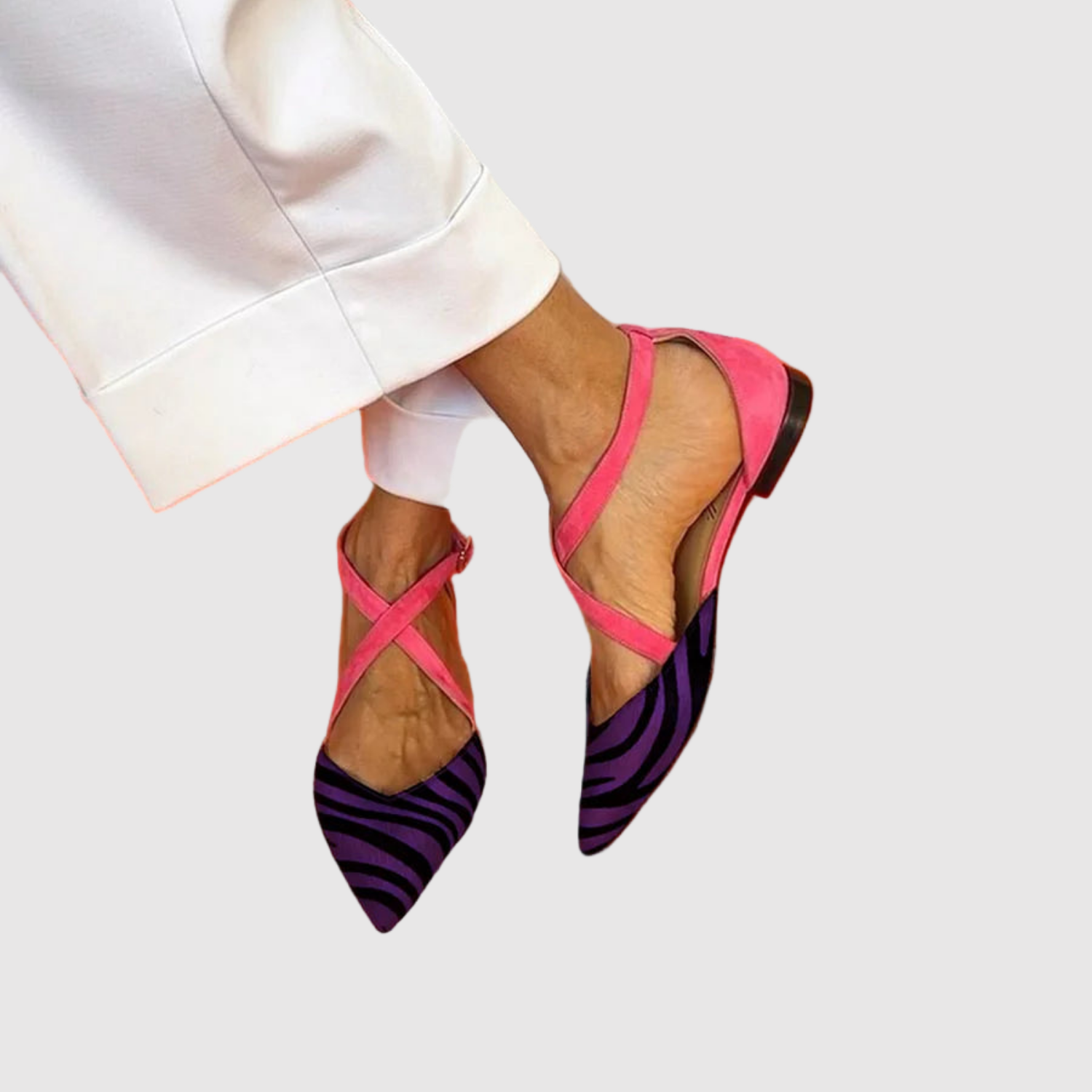 Lara - Vysoké sandály s potiskem