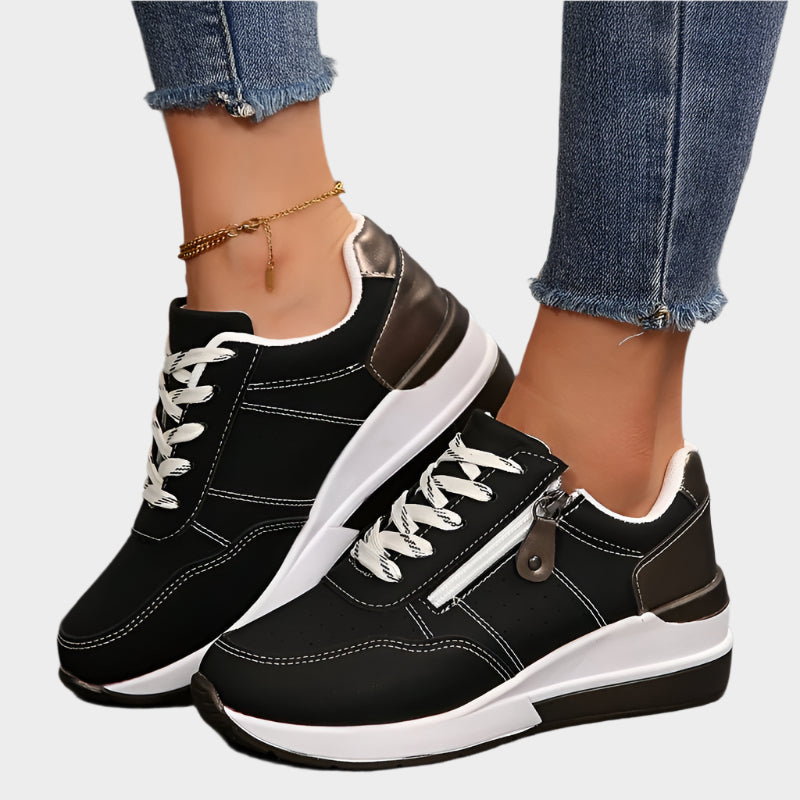 Ortopedická obuv s zipem a robustní podrážkou