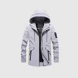 Marek – Voděodolná bunda s kapucí a větrným designem