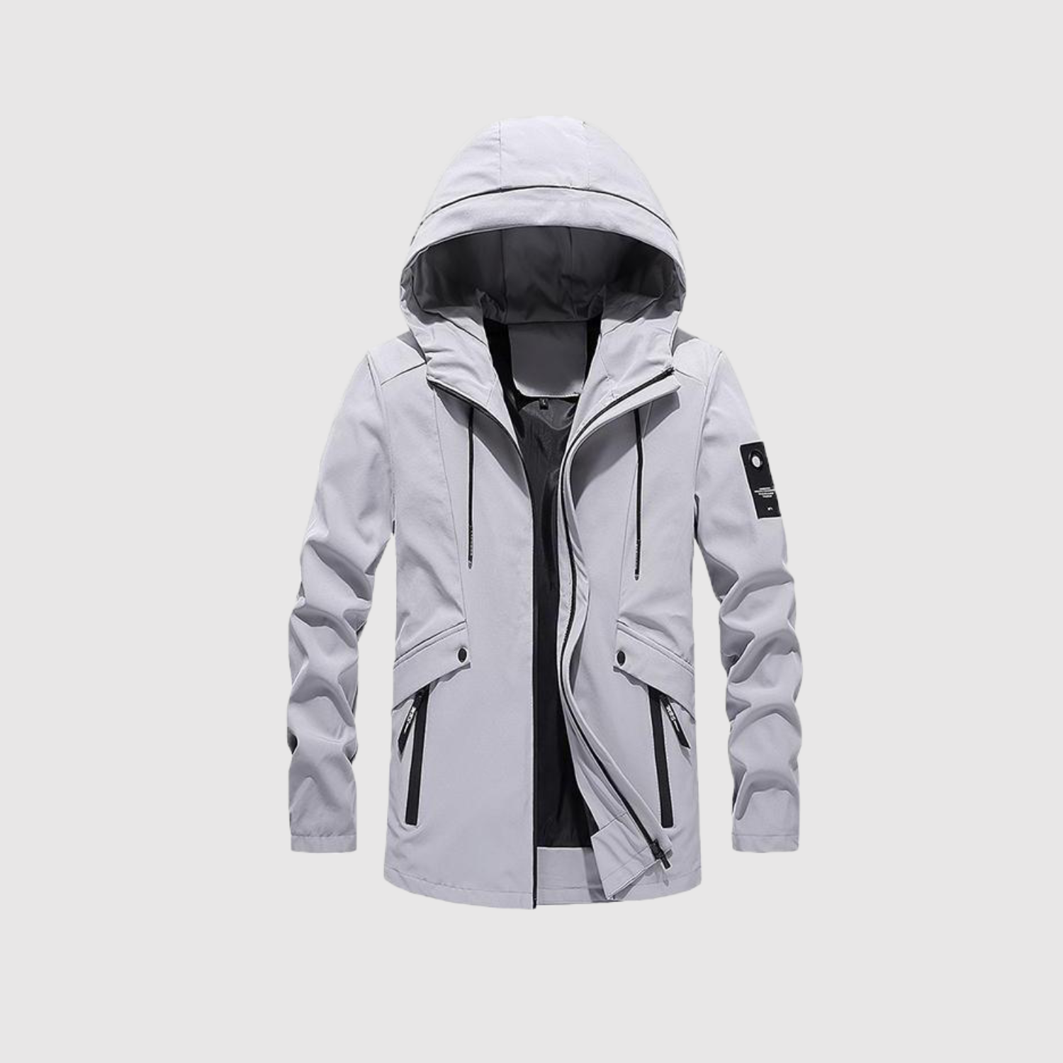 Marek – Voděodolná bunda s kapucí a větrným designem