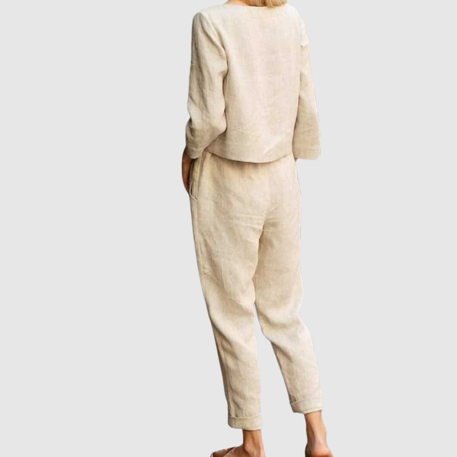 Natálie – Komfortní souprava s kalhotami a blůzou