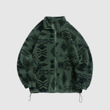 Nina – Fleece Jacket with Ethnic Patterns