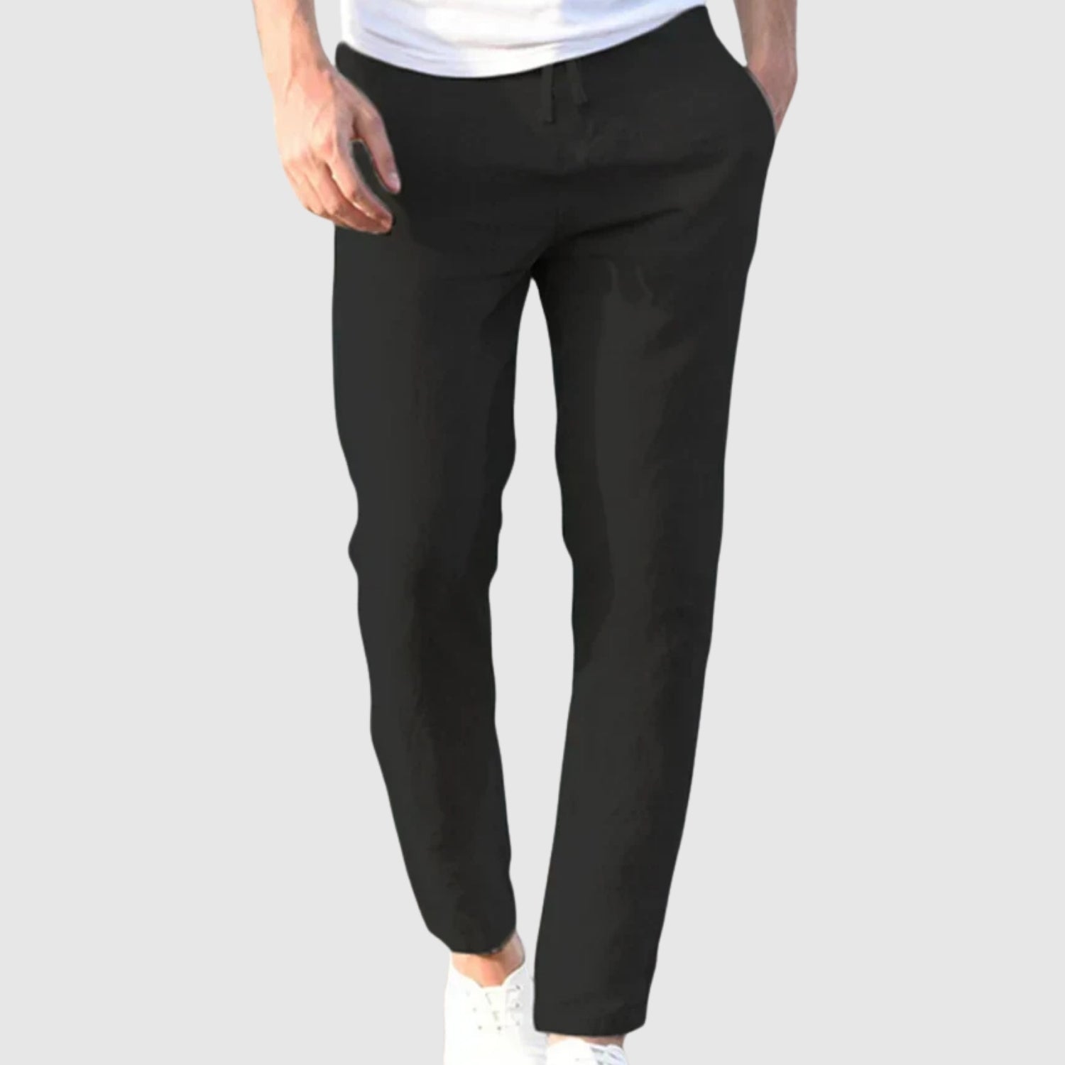 Leo - Elegantní a lehké pánské lněné kalhoty