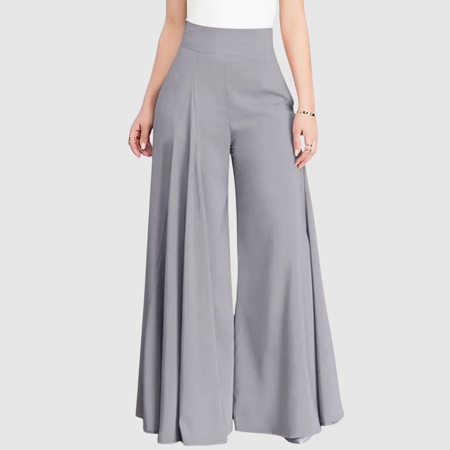 Mira – Široké kalhoty z jemného materiálu