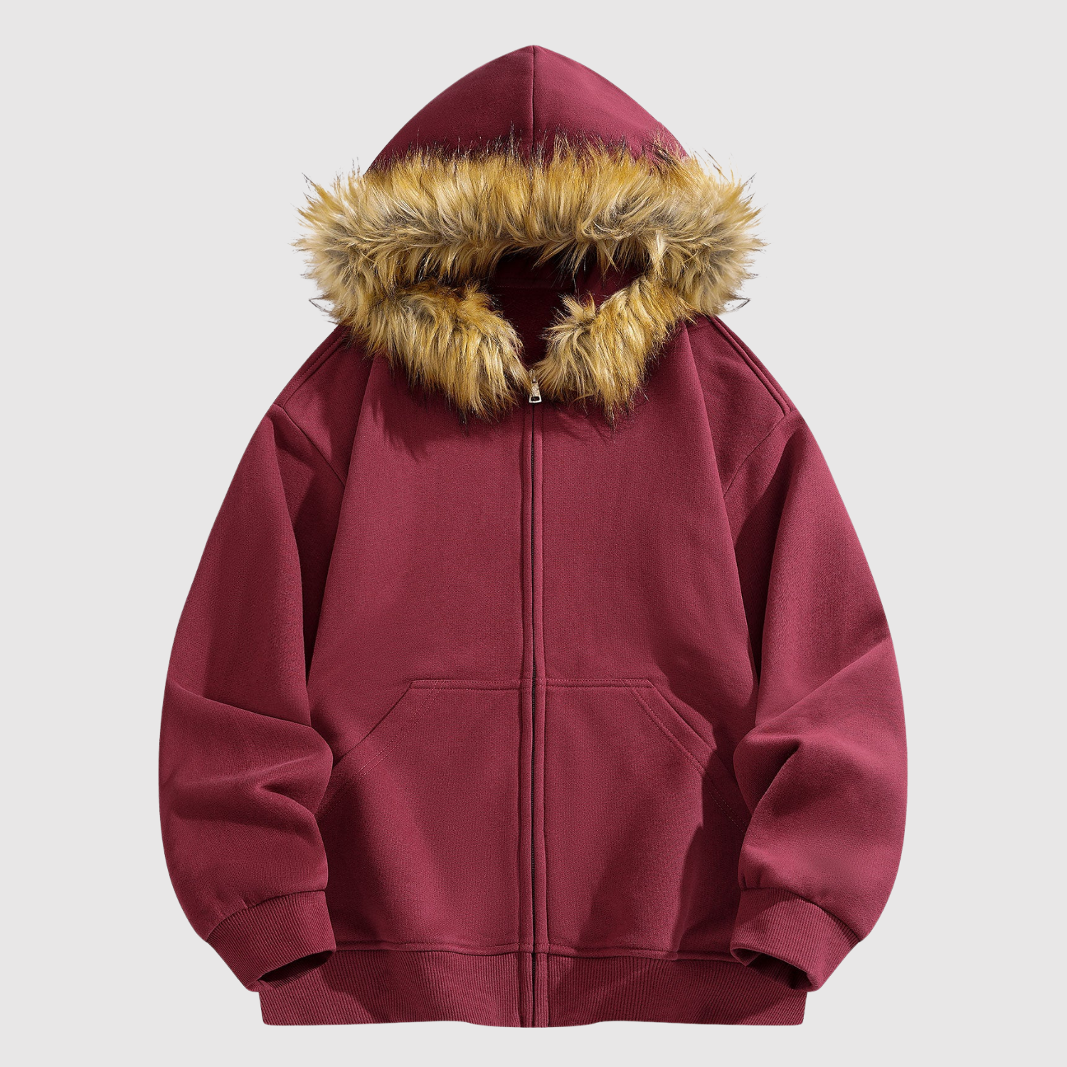 Šimon - Mikina s měkkou huňatou kapucí