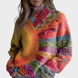 Daniela - Umělecký pletený svetr s unikátním designem