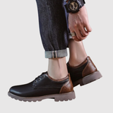 Viktor – Odolné pánské kožené boty s robustní podrážkou