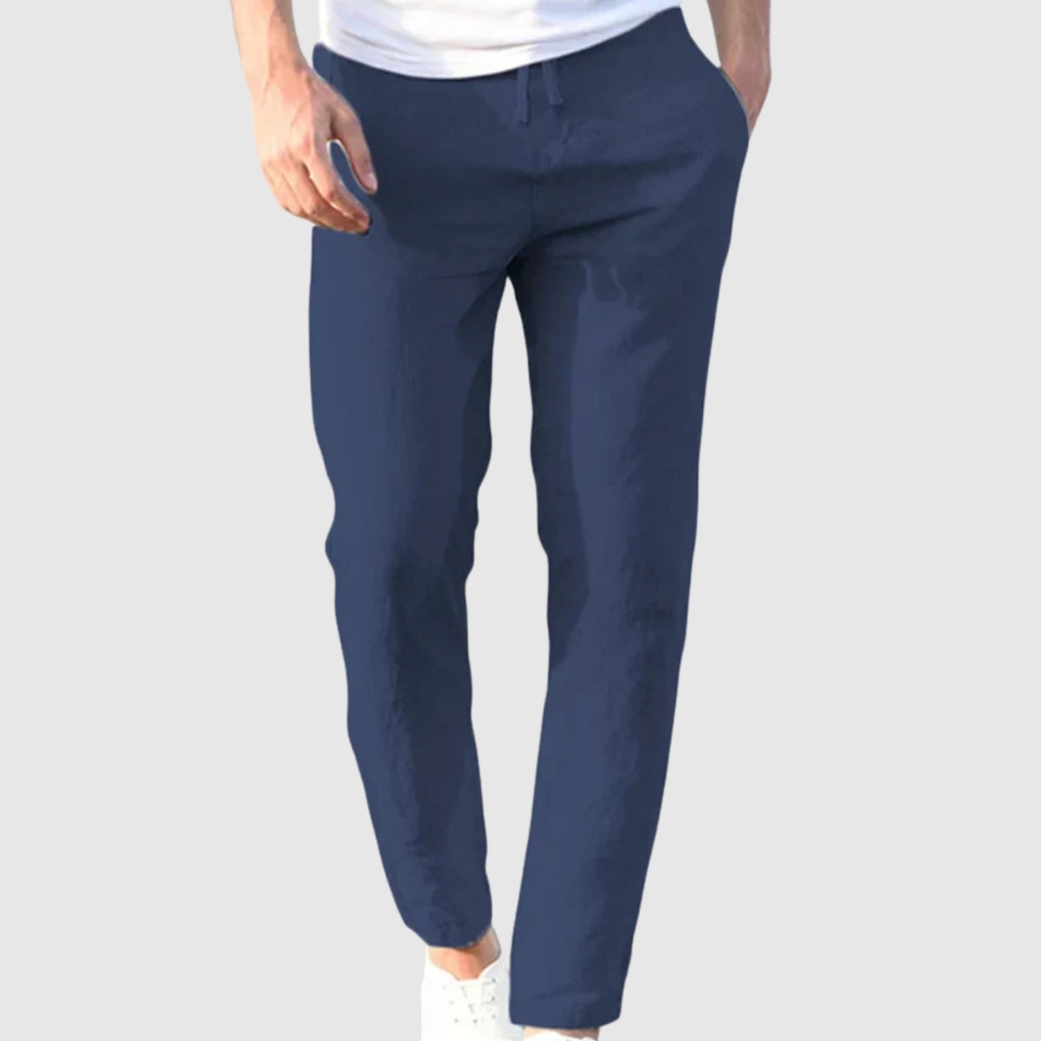 Leo - Elegantní a lehké pánské lněné kalhoty