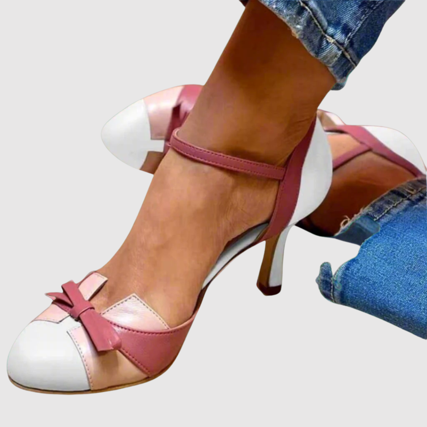 Teodora - Vysoké podpatky s mašlí