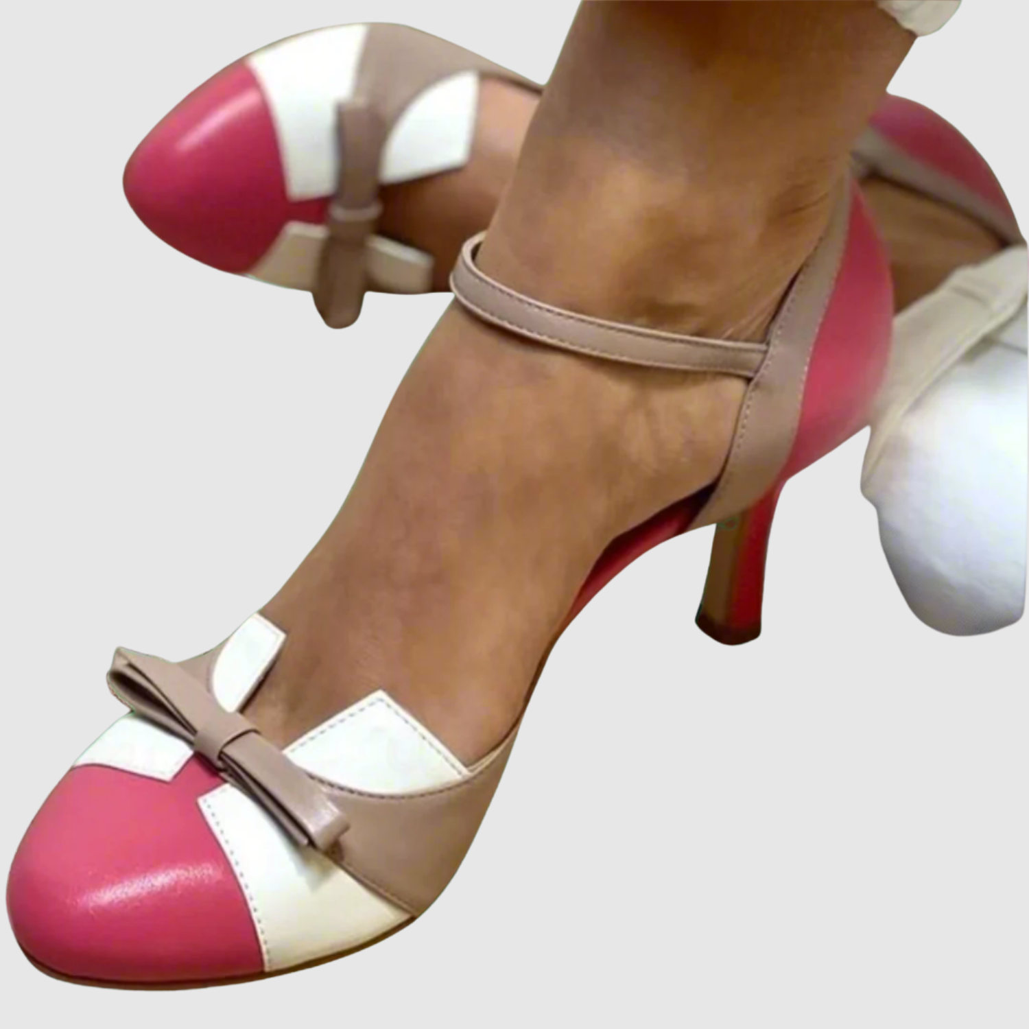 Teodora - Vysoké podpatky s mašlí