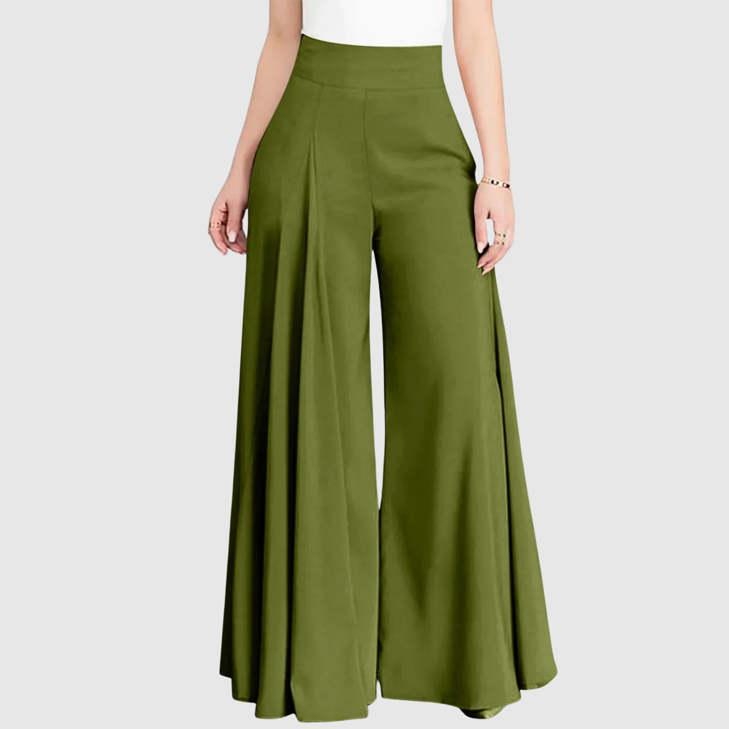 Mira – Široké kalhoty z jemného materiálu