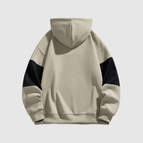 "Daniel – Mikina s širokými kontrastními pruhy" could be rewritten as "Daniel – Mikina s výraznými kontrastními pruhy".