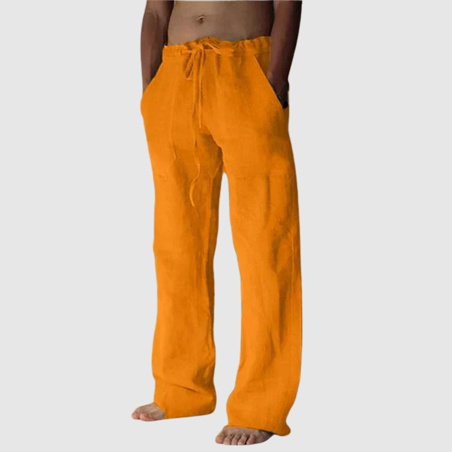 Leo – Letní lněné kalhoty pro pohodlné nošení