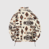 Nina – Fleece Jacket with Ethnic Patterns