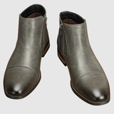 Viktor – Elegantní kožené boty se zipem