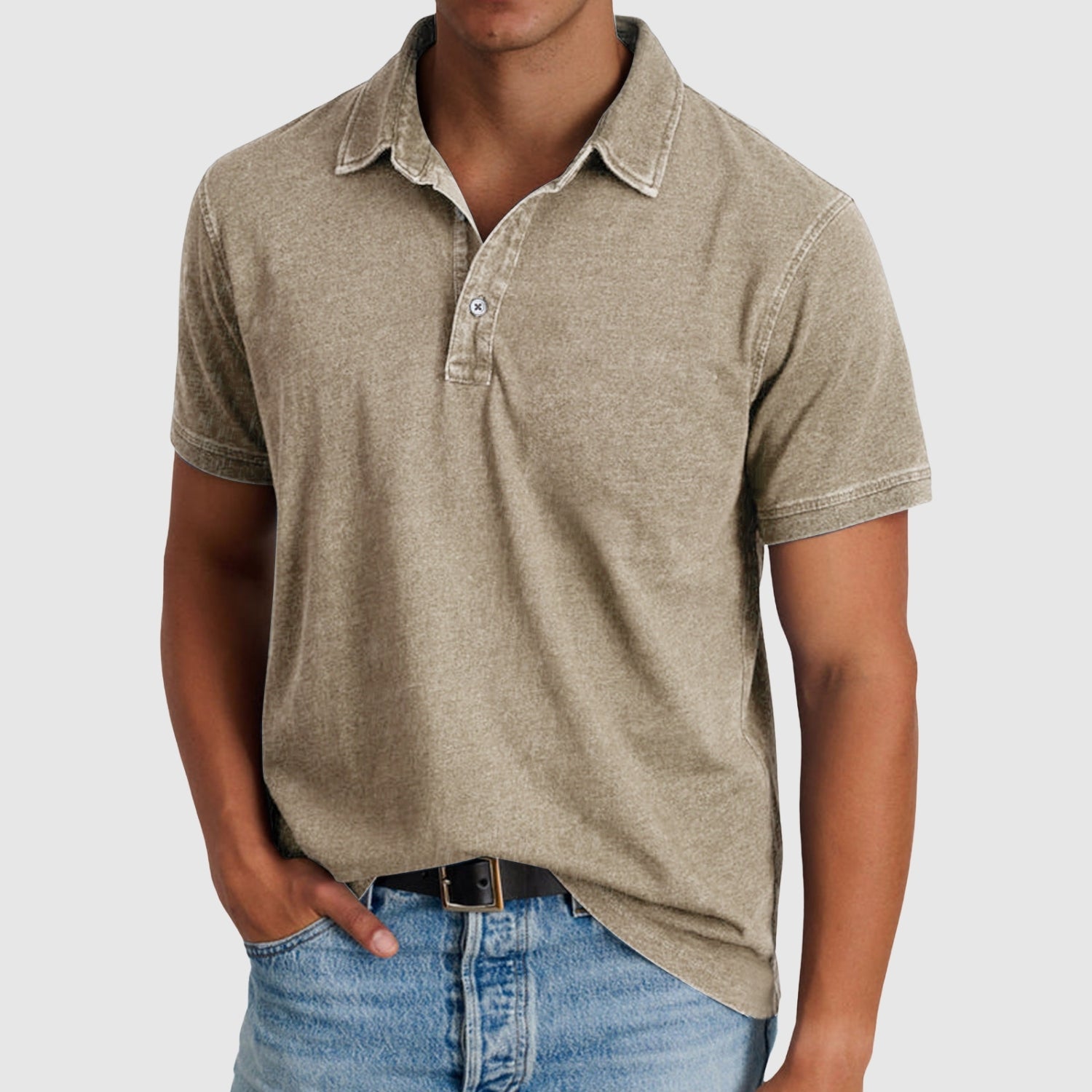Adrian – Vintage Polo with Buttons
