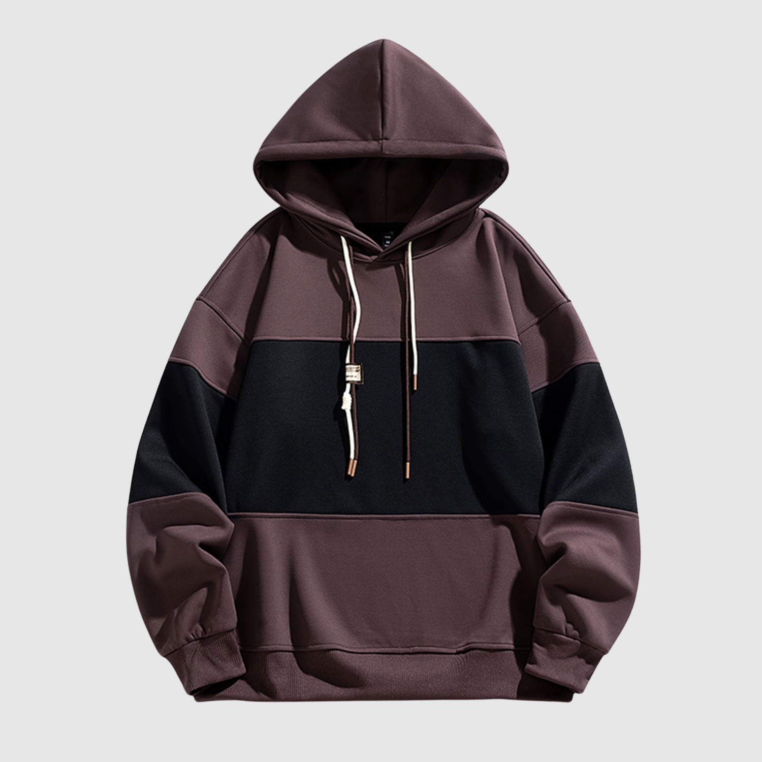 "Daniel – Mikina s širokými kontrastními pruhy" could be rewritten as "Daniel – Mikina s výraznými kontrastními pruhy".