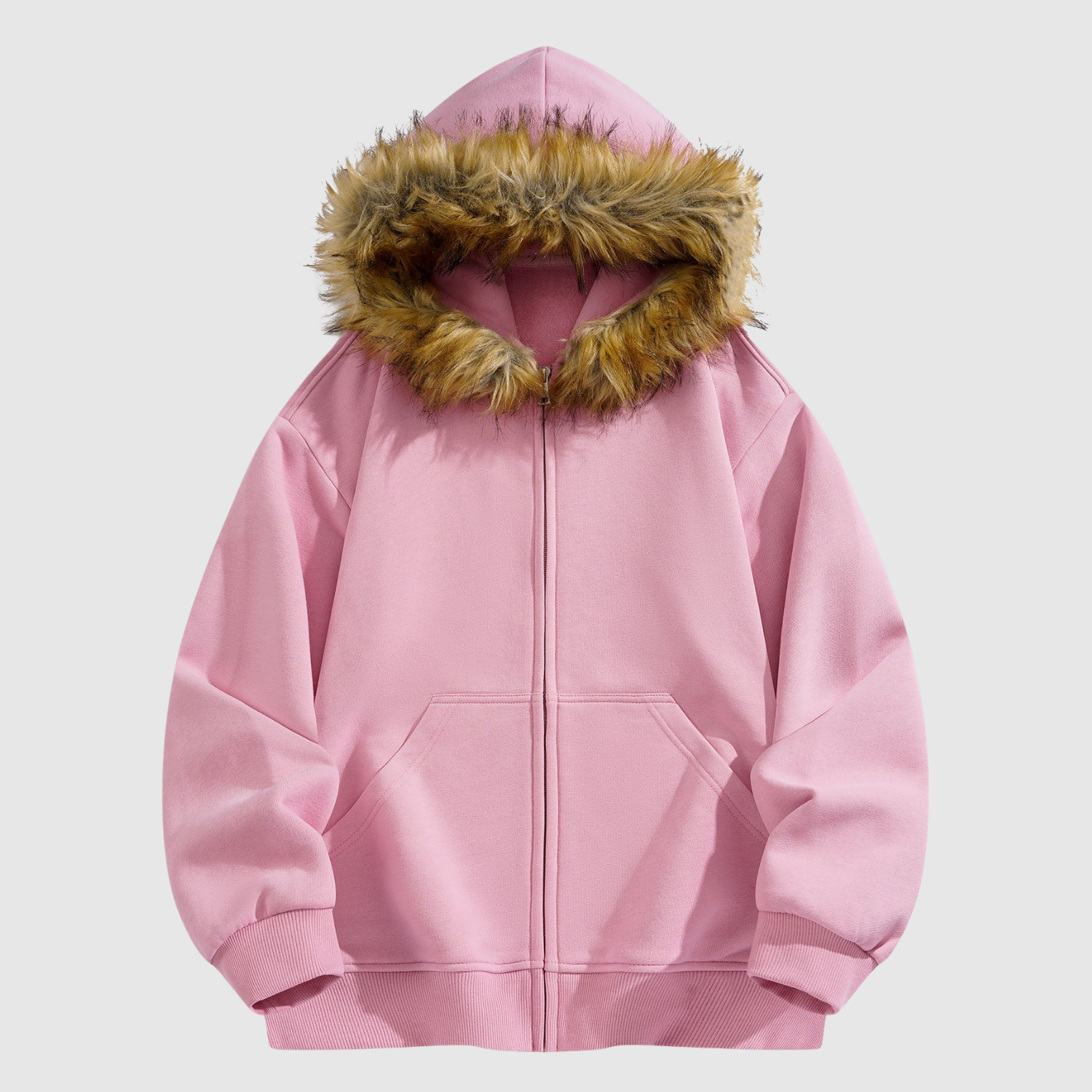 Šimon - Mikina s měkkou huňatou kapucí