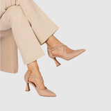 Teodora - Lodičky s špičatou špičkou a kříženými pásky