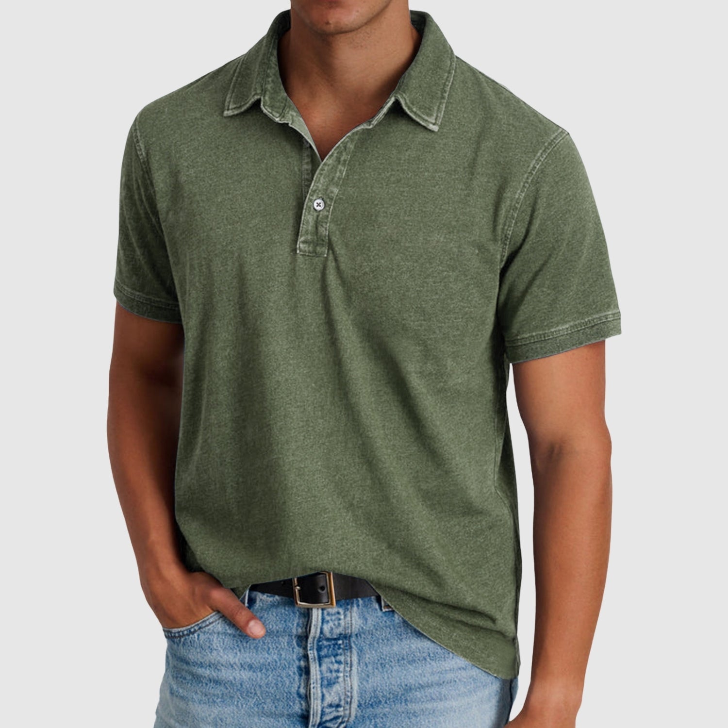 Adrian – Vintage Polo with Buttons