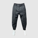 Leo - Stylové kalhoty s melírovaným vzorem