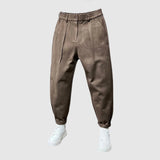 Leo - Stylové kalhoty s melírovaným vzorem