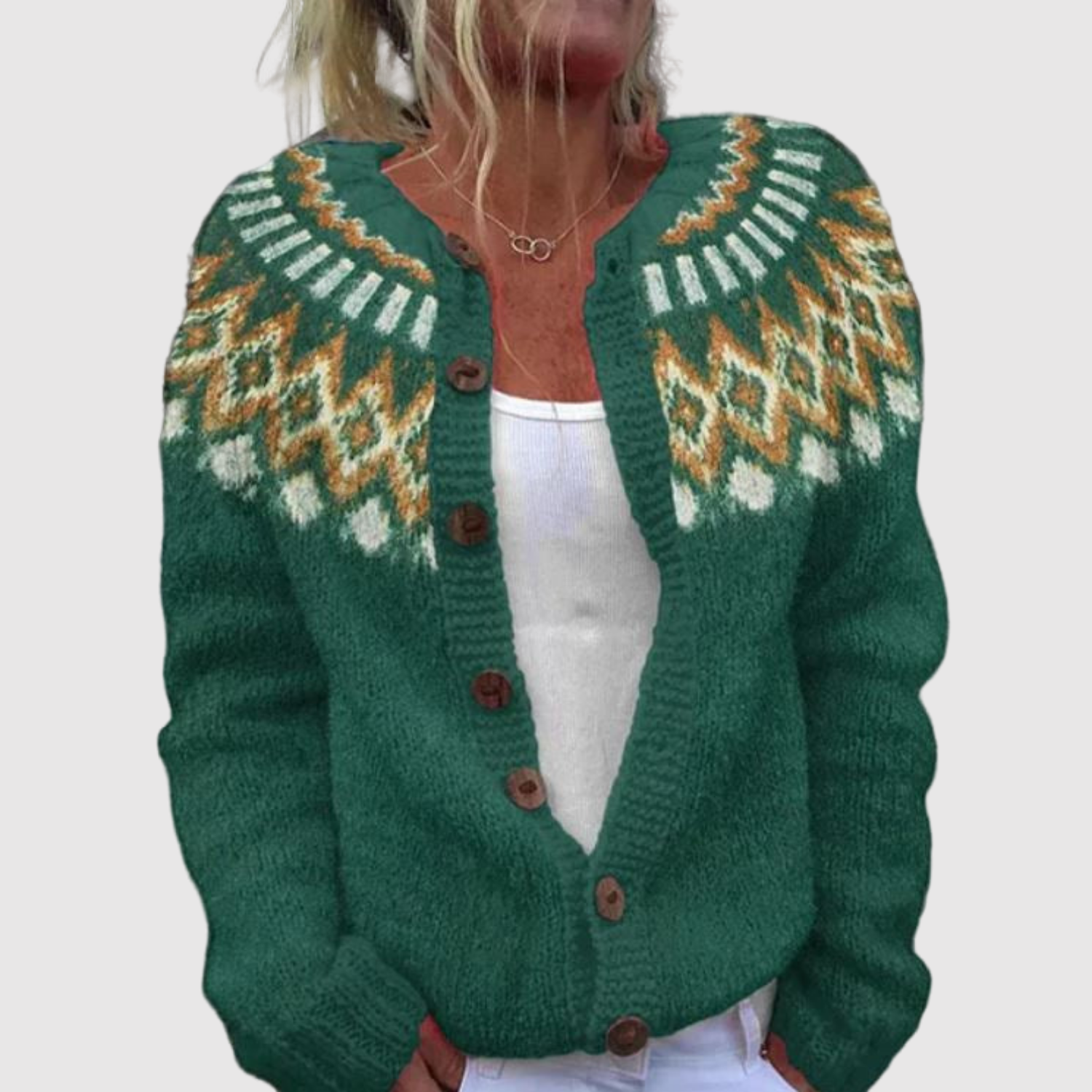 Nora – Kardigan s motivem severovýchodu