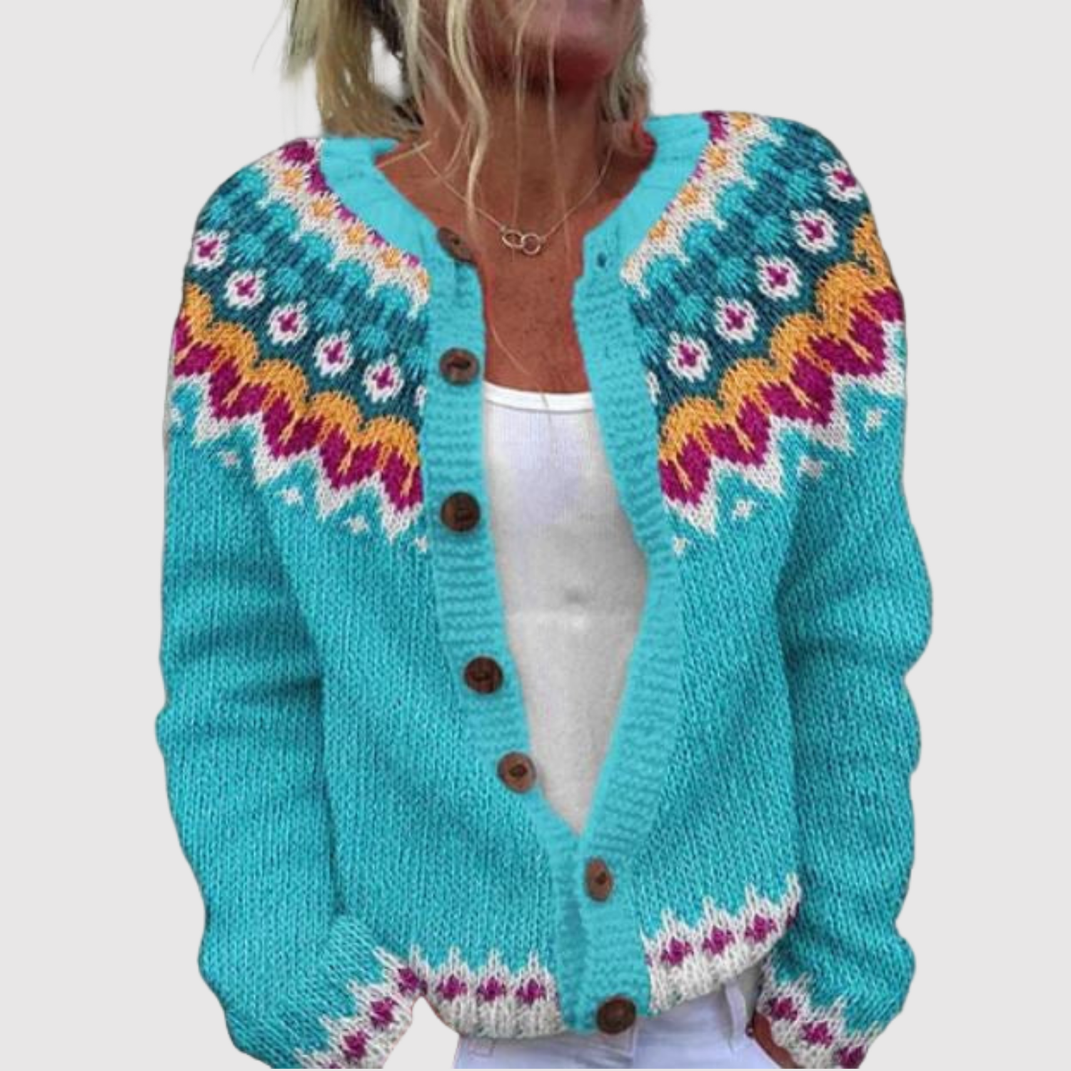 Nora – Kardigan s motivem severovýchodu