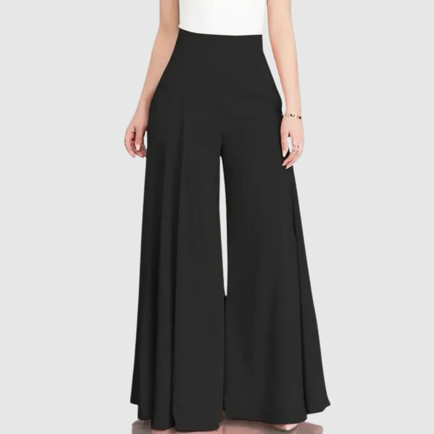 Mira – Široké kalhoty z jemného materiálu