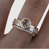 Valérie – Elegantní prsten s oválným drahokamem