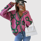 Nora – Kardigan s grafickým designem