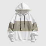 "Daniel – Mikina s širokými kontrastními pruhy" could be rewritten as "Daniel – Mikina s výraznými kontrastními pruhy".