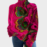 Rita - Umělecký pletený svetr s jedinečným designem