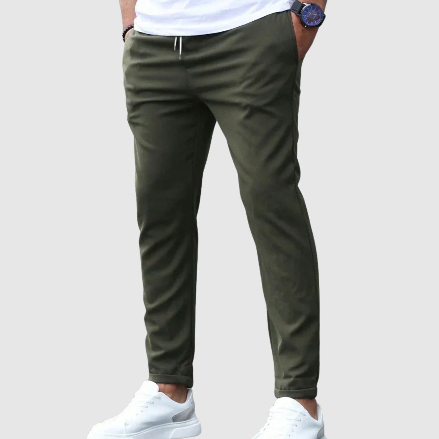 Leo – Komfortní kalhoty z prvotřídního elastického materiálu